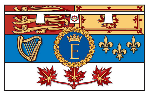 Personal flag of The Duke of Edinburgh for use in Canada